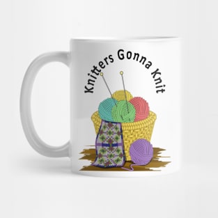 Knitters Gonna Knit Mug